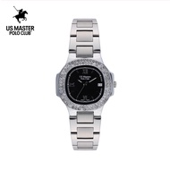 [สินค้าใหม่] USM-DC07 นาฬิกาข้อมือ หน้าปัดประดับเพชร บอกวันที่ สายสแตนเลส ประกัน 1 ปี แบรนด์ US MAST
