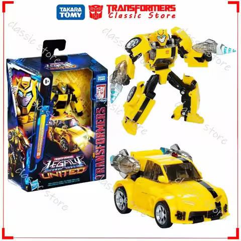 In Stock Classic Transformers Toys Legacy United Deluxe Class Animated Universe Bumblebee Cybertron 