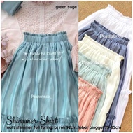 Shimmer skirt, trendy skirt,/ and