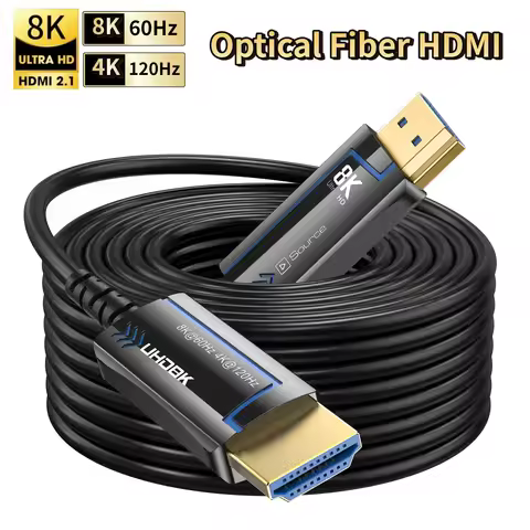 8K 60Hz HDMI 2.1 Fiber Optical Cable Ultra High Speed 48Gbps 4K 120Hz HDR eARC 3D 2M 5M 10M 15M 20M 