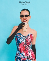 Fah Chak Woman Dyl Linen Dress เดรสลินิน