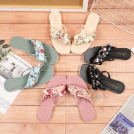 READY STOCK🔥 Yamina Women's Flat Shoes Kasut Wanita Sandal Flower