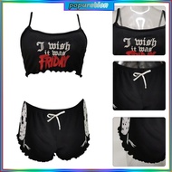 POP Swimsuit Women Skull Print Biquini Brazilian Summer Bathing Suit Bikini