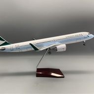 47CM Airplane Model A321 Cathay Pacific Airlines Airliner Model Static Ornaments