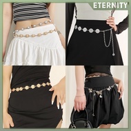 Vintage women's belt with imitation pearls in boho style, suitable for dresses and jeans | ETERNITY 