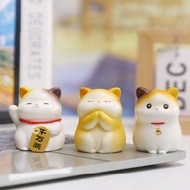 [Hot Sale] Cartoon Cat Cat Mini Ornaments Cute Cute Cute Lucky Cat Beautiful meaning