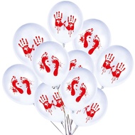 10 Pieces Halloween Ghost Balloon Scary Haunted House Happy Decoration