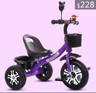 (訂貨價$228) 兒童三輪車 腳踏車 手推三輪車 加寬防側翻 Bicycle Toys For Kids