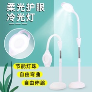 8 Times led Cold Light Embroidered Pattern Floor Lamp Magnifying Glass Beauty Salon Yuesong Lamp HN6