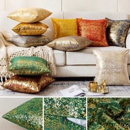 30x50cm/45x45cm/50x50cm/55x55cm Luxury Golden Fashion Velvet Fury Snow Flower Stamping Cushion Cover