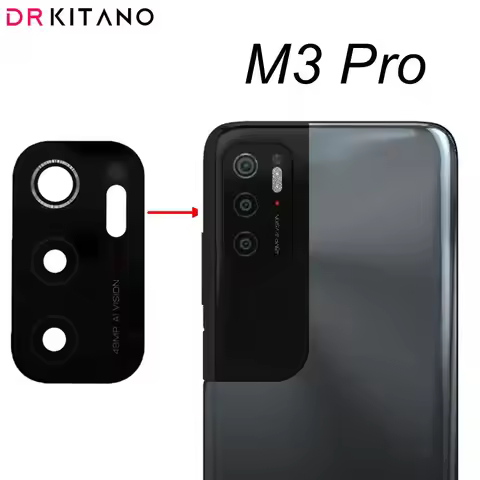 Rear Back Camera Glass Lens For Xiaomi POCO M3 Pro 5G Replacement with Adhesive Sticker M2103K19PG M