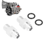 Transmission Cooler Adapter  Oil Connect 316‑3000833 ‑6AN To 1/4in NPSM for AOD 4R100 4R70W C5