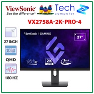 ViewSonic VX2758A PRO-4 gaming Monitor 27 inch QHD IPS 180Hz 1ms FreeSync G-Sync HDR10