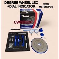 LEO DEGREE WHEEL WITH HOLDER + DAIL INDICATOR BLUE PUPPLE DEGREE WHEEL LEO