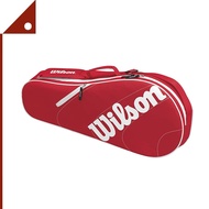 Wilson : WLSWRZ609503* กระเป๋าเก็บไม้เทนนิส Advantage Tennis Bag Series Red