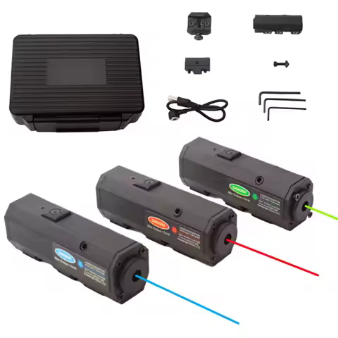 Red Laser Sight fit for Picatinny Weaver Rail for Pistol Glock USB Charging Red Green Blue Laser Sig