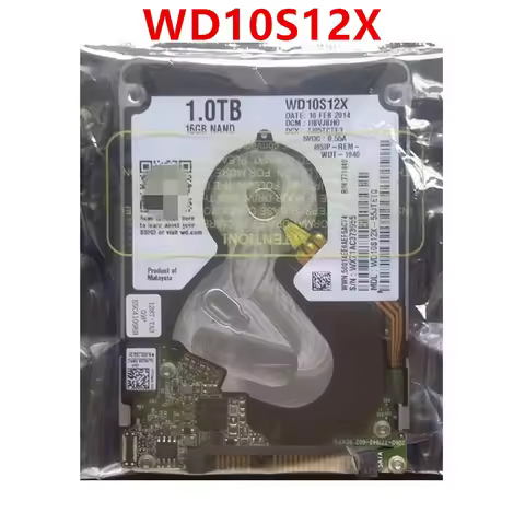 Original New SSHD For WD 1TB 2.5" SATA 6 Gb/s 16MB+16G 5400RPM 7MM For Internal Hard Disk For Notebo
