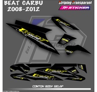 BEAT KARBU (COD) STIKER STRIPING MOTOR HONDA BEAT KARBU - STIKER LIST GRAFIK SIMPLE WARNA VARIASI DE