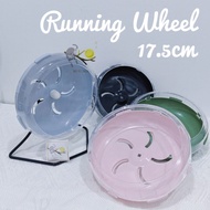🇲🇾17.5cm Running wheel hamster toy cage accessories dwarf hamster running wheel small pet accessor r