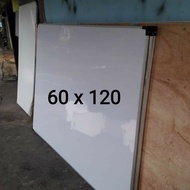papan tulis 60x120 cm / whiteboard magnetik 60 x 120 cm
