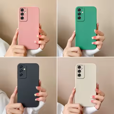 Phone Casing For Samsung A15 A16 4G 5G Luxury Candy Color Soft Matte Silicone Premium Protection Cas