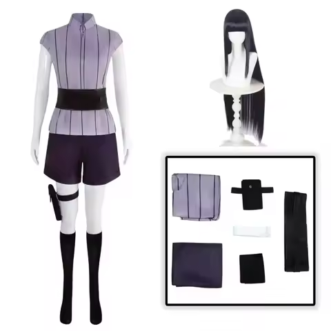 Halloween cartoon Hinata Hinata Cosplay Costume Wig Women's Costume Halloween Carnival Party Set