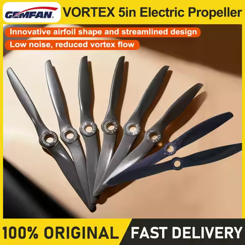 GEMFAN VORTEX Electric Propeller 5" Multi-Size 5.25x8/5x5/5x7.55.3X8E/5.3X8R Balanced & Durable for 
