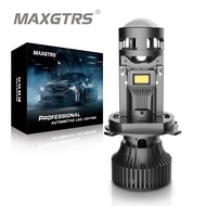 Maxgtrs 1 cái Bóng đèn Đèn pha led H4 CSP cho xe hơi xe máy H4 9003 HB2 LED HI/lo cao và chùm sáng t