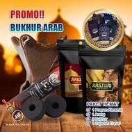 Bukhur Arab Paket Komplit Nabawi Scent Buhur Premium Awet Wangi Tahan