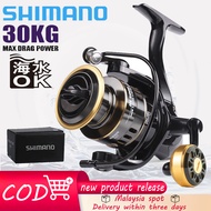 SHIMANO Saltwater Fishing reel Spinning Reel Metal Spool Pancing Braking Force Mesin Baitcast Reel Metal Line Cup