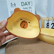 Dumb Cute Cute Cute Kapibara Ceramic Bowl Household High-value Tableware Soup Bowl Children's Eating