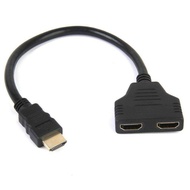 1080P HDMI Splitter Male to Female Cable Adapter Converter HDTV 1 Input 2 Output