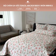 JangHome Tencel Microfiber Bedding Set 5 Piece MM452 Bed Sheet 1m6 1m8 Soft, Cool, Less Wrinkle, Hig