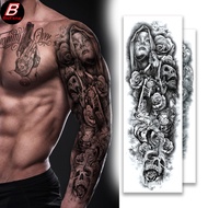 Full Arm Tattoo Sticker Waterproof Flower Arm Ordinary Arm Tattoo Sticker Full Arm tattoo26.4.27
