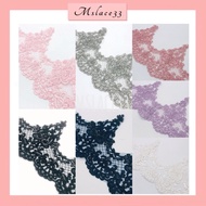 [ R-011 ] Trimming Border Lace Pengantin/Renda Baju/ Lace Baju Nikah Meter / Lace Cantik Lebar 19.5C