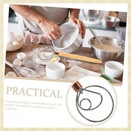 [1fnejakblh.ph] 1 PCS Flour Coil Wire Whisk Cream Egg Beater Dough Hook Egg White Separator Egg Stir