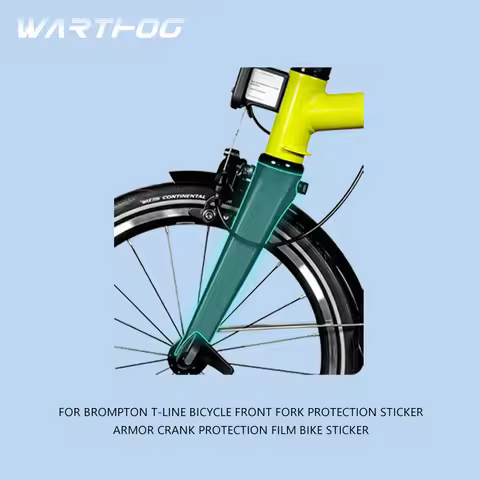 Armor Crank Protection Film Sticker Invisible Bicycle For Brompton T-Line Suit Bicycle Front Fork Pr