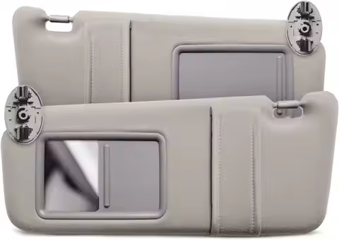 AUTO Left Driver Side Sun Visor Fit for Toyota Camry 2007 2008 2009 2010 2011 and Camry Hybrid Witho