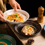 Aesthetic ceramic serving bowl Agitate Plate/