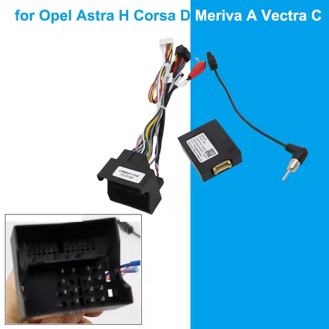 Quadlock Wiring Harness CAN Bus Decoder, 16 Pin to Quad Lock Connector Cable Adapter for Opel Astra 