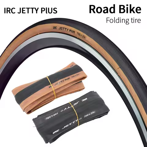 IRC JETTY PLUS Bicycle Tire Road Bike tires 700x23C 700X25C 700X28C yellow side tirel ightweight fol