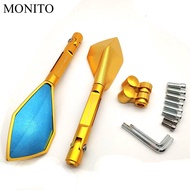 Suezwyu กระจกมองหลังรถจักรยานยนต์สากลซีเอ็นซีรถมอเตอร์ไซด์กระจกมองหลังสำหรับฮอนด้า VTR1000F CBR125R