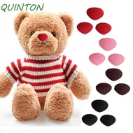 QUINTON Triangle Noses Dolls Toys Puppet Dolls Pink Red Black Brown DIY Bear Toy Velvet Nose Buttons 12*14mm Dolls Nose