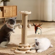 Solid Wooden Post Cat Scratching Post Cat Scratching Tree Vertical Toys