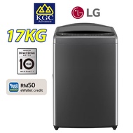 LG Top Load Washing Machine with Intelligent Fabric Care Inverter Washer (17kg) TV2517SV3B [TnG Redemption]