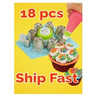13 Pcs Russian Piping Tips Set, Russian Nozzle, nozzle adpator S-295501