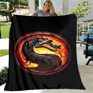 Cartoon Game Mortal Kombat Blanket, Flannel Blanket Throw io Warm For Living Room Beds Sofa Decorati