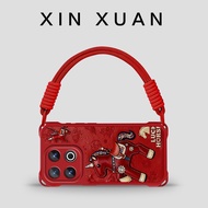 新年手机壳 Xin Hyun sesuai untuk vivo iQOO13 casing telefon bimbit iqo15 Aiku iq0012 Pro sarung pelindung