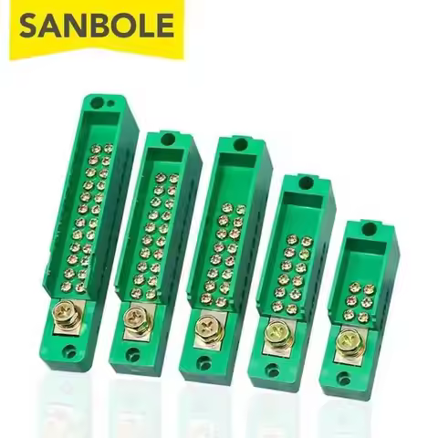 FJ6 Series One-in Multi-out Distribution Terminal Box Single Pole 4/6/8/9/10/12/15/16 Meter Splitter
