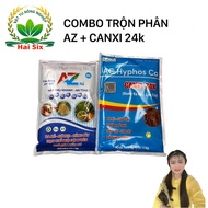 COMBO AZ organic fertilizer 1kg + CALCIUM 1kg using 1hecta